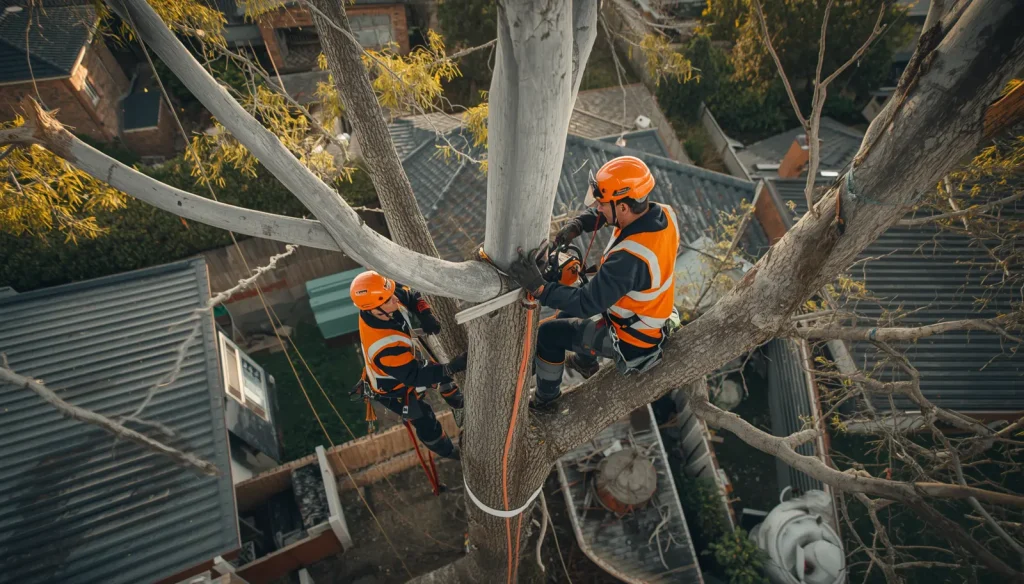 tree removal canberra removing large tree near house safely