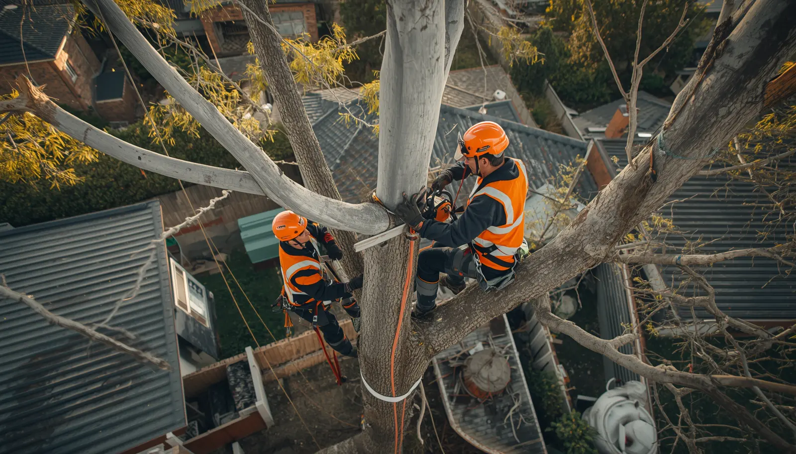 tree removal canberra removing large tree near house safely